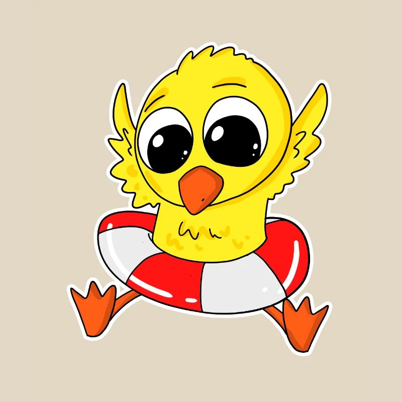 Duck bathing duck bathing