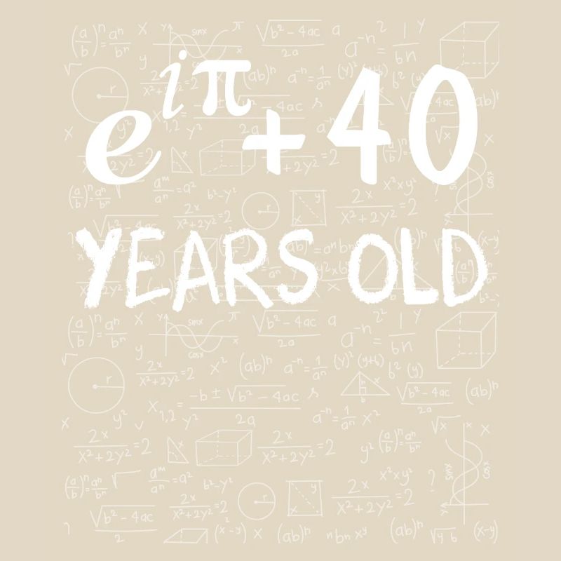 39e anniversaire 39 ans Euler Identité cadeau math