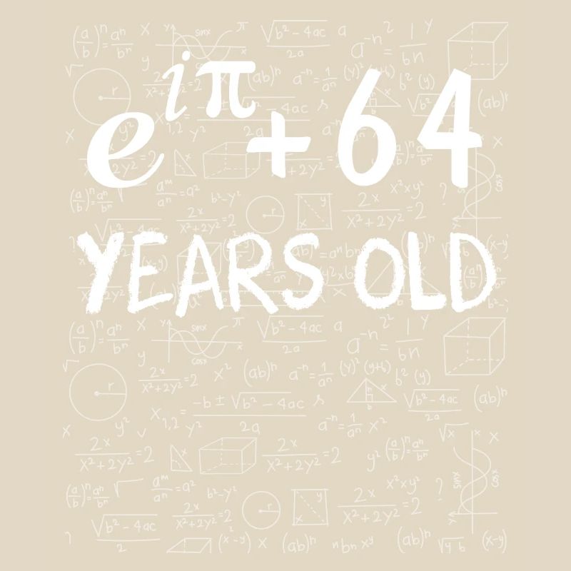 63e anniversaire 63 ans Euler Identité cadeau math