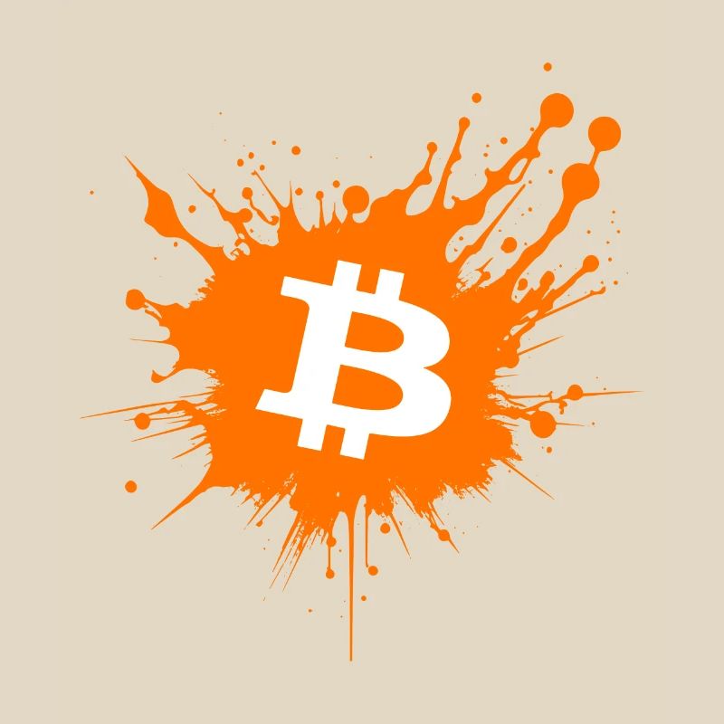Bitcoin Crypto Cryptocurrency Splash