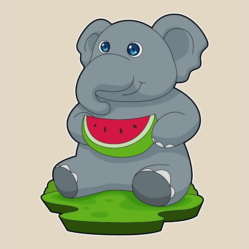 Pastèque éléphant