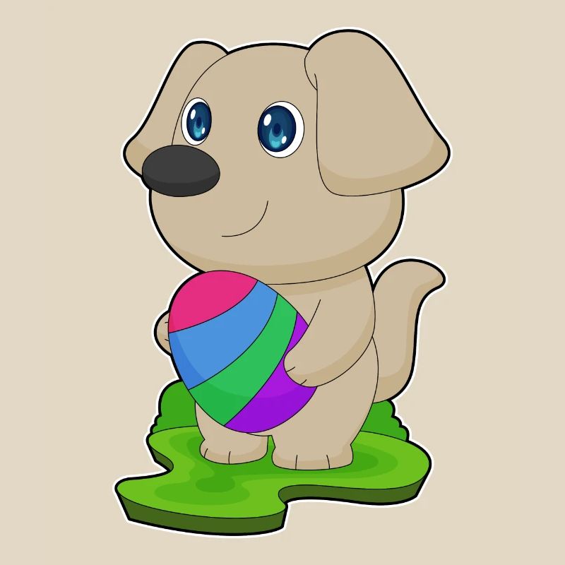 Dog Easter Easter Egg