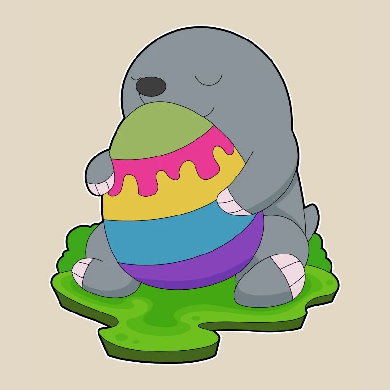 Mole Easter Easter Egg