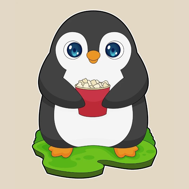 Pop-corn pingouin