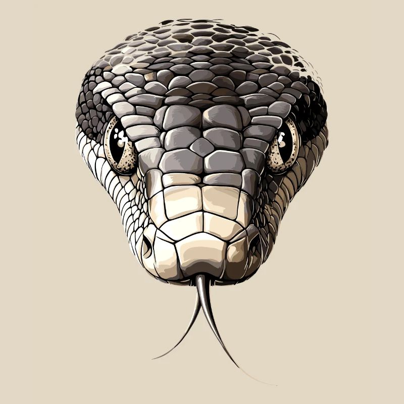 Serpent Python Cobra Mamba Serpent à sonnettes Serpent