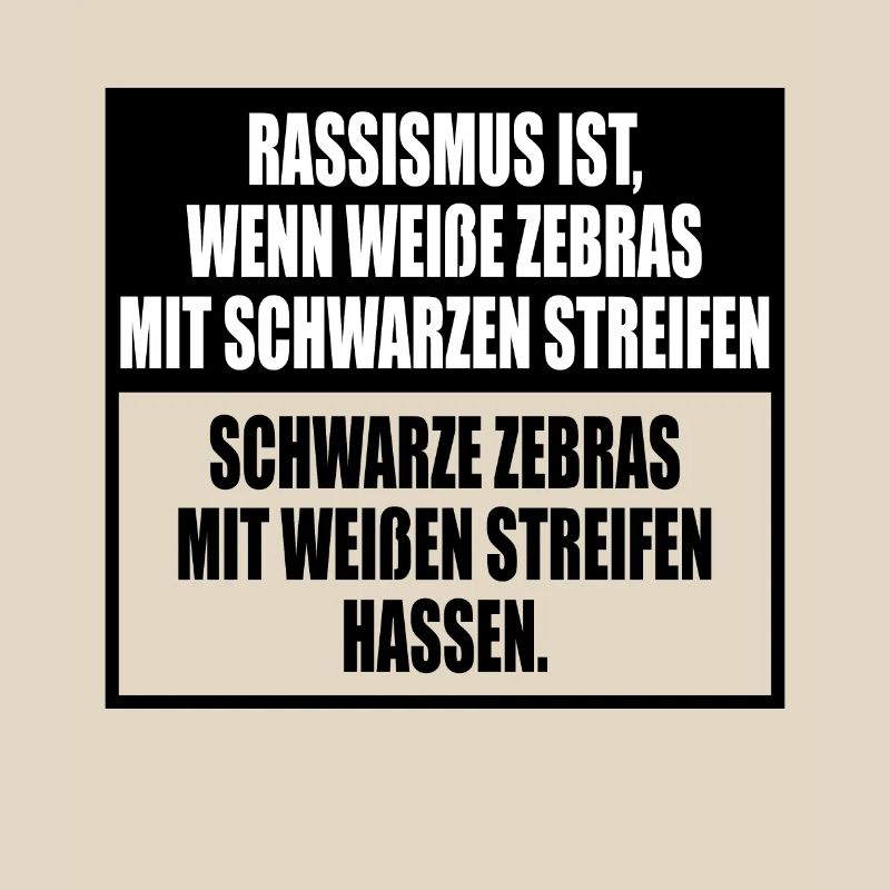 Le racisme expliqué simplement avec des rayures zébrées