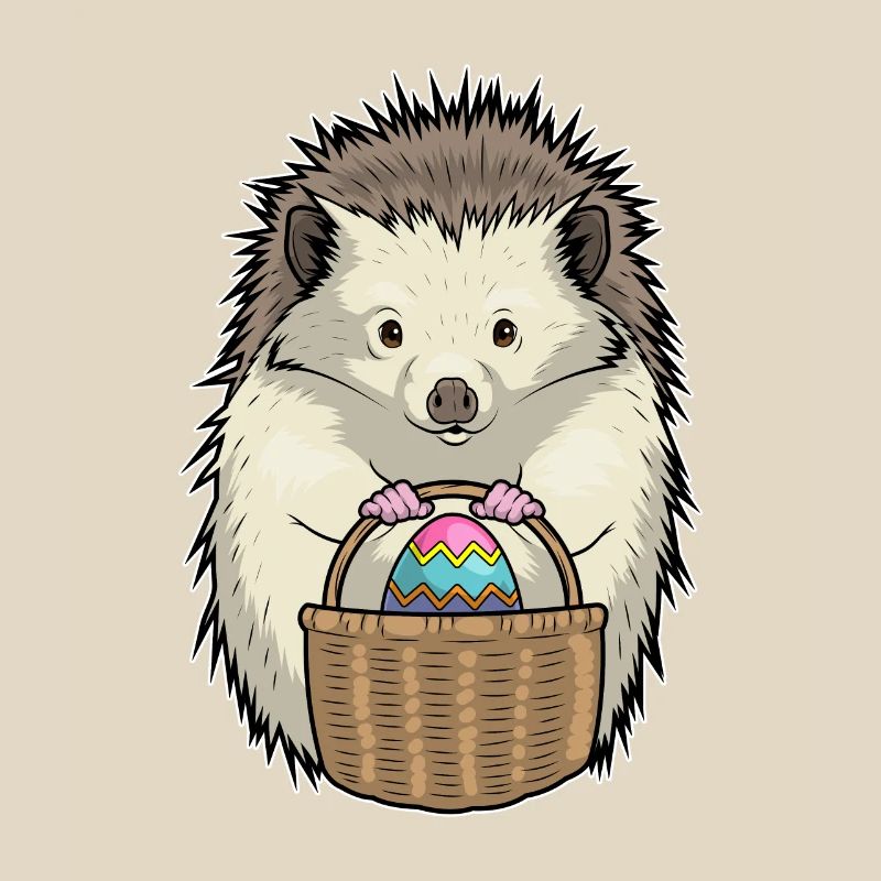 Hedgehog Easter Easter Egg
