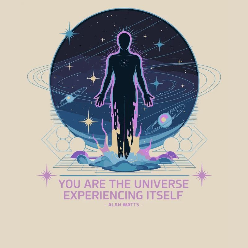 Être céleste | Alan Watts Citation Conception
