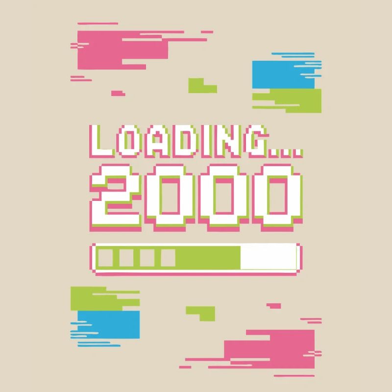 Retro Loading 2000 Pixel