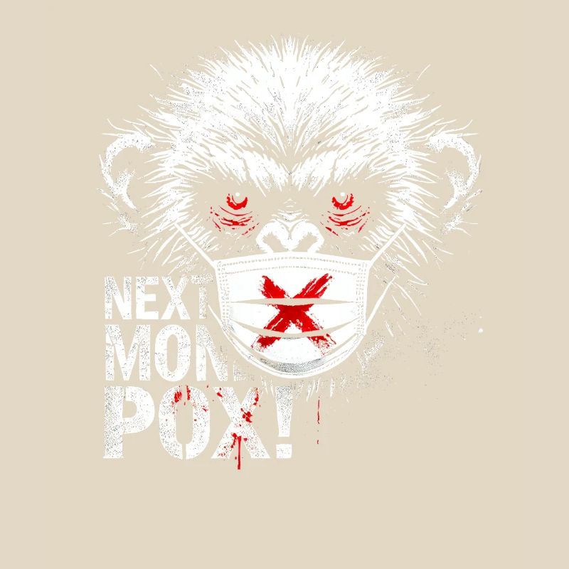 Protest Monkey Face Mask Artwork
