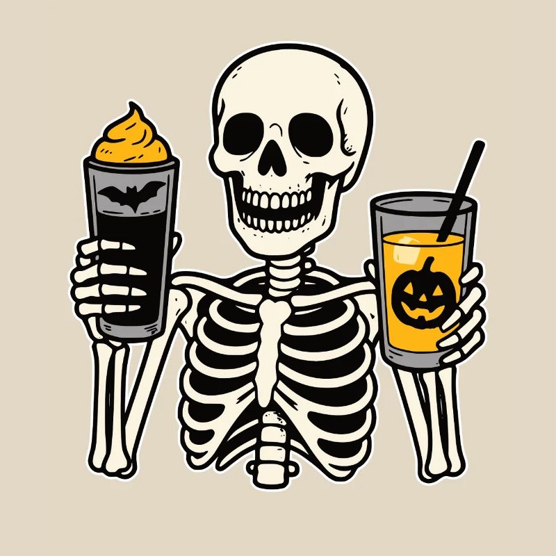Halloween Skeleton Drinks