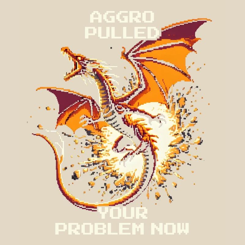 Aggro pulled – your problem | Dragon Pixel Art