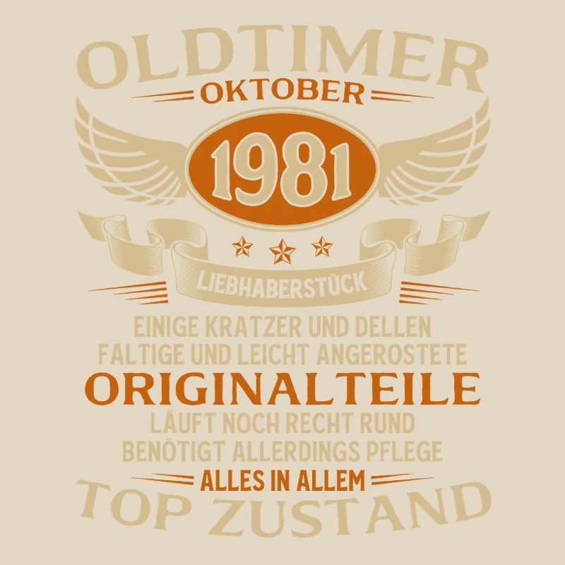 44. Geburtstag Geschenk Oldtimer Oktober 1981