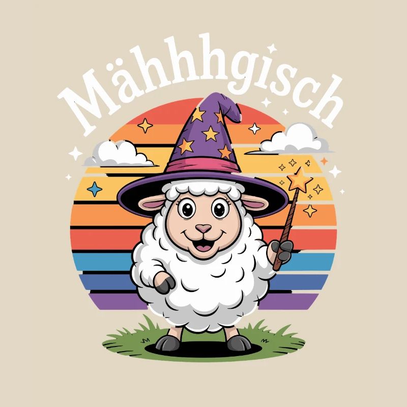 Mowgish Sheep Wizard Rainbow