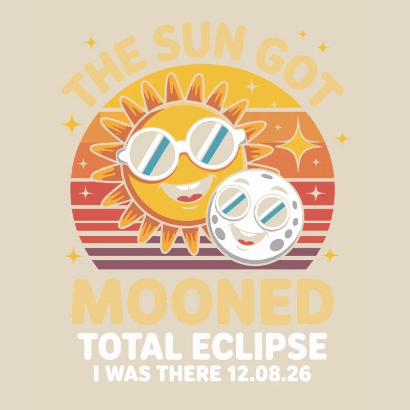 Sun Moon Eclipse with Glasses