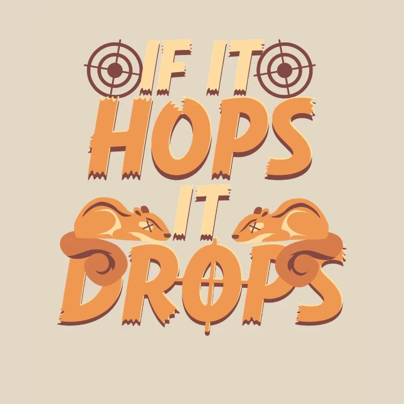 Eichhörnchenjäger Baumratte If It Hops It Drops