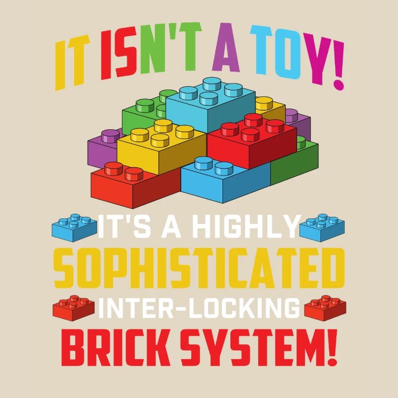 Sophisticated Interlocking Brick System Humor