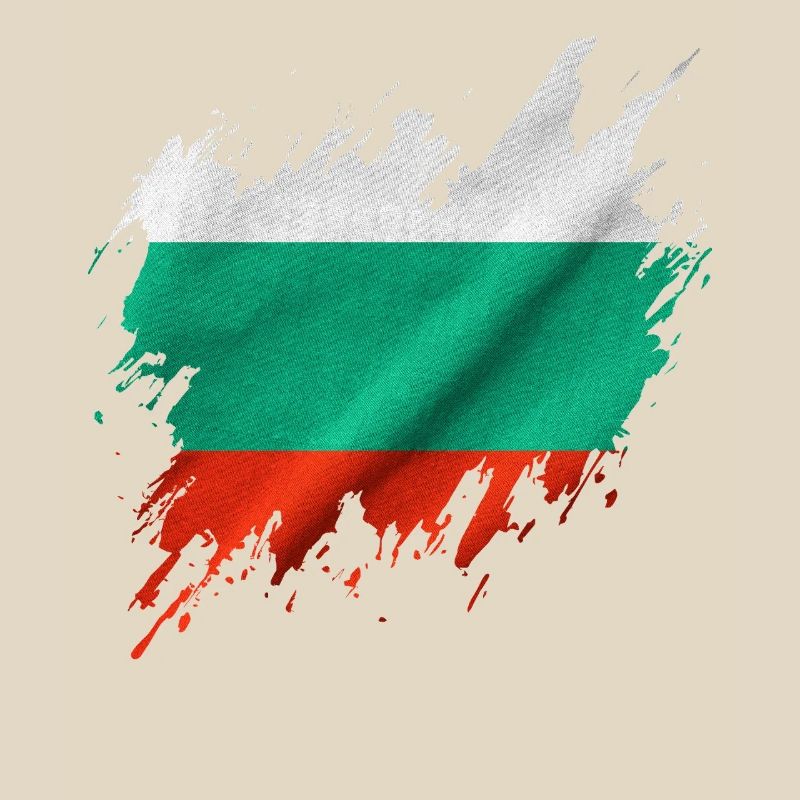 Drapeau bulgare, style déchiré