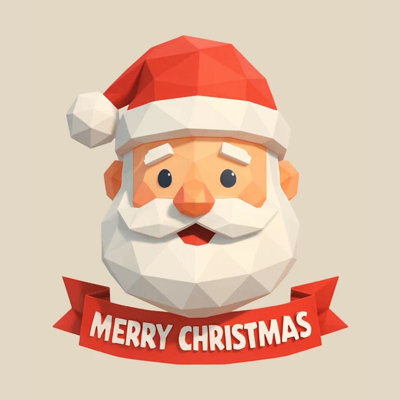 Conception de polygone du Père Noël – Joyeux Noël