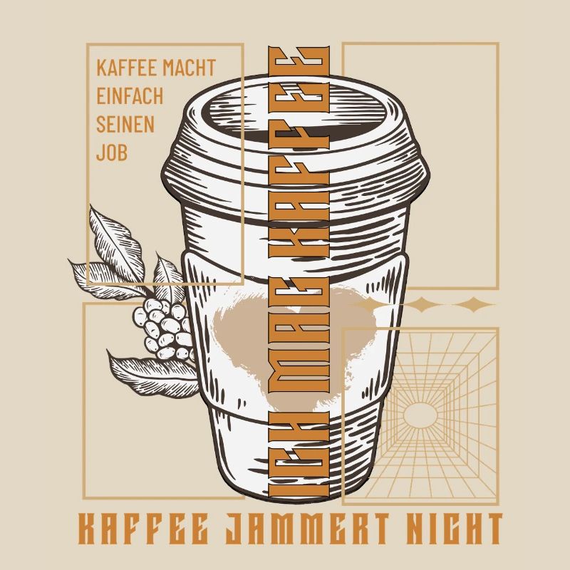 Kaffee Macht Einfach Seinen Job Retro