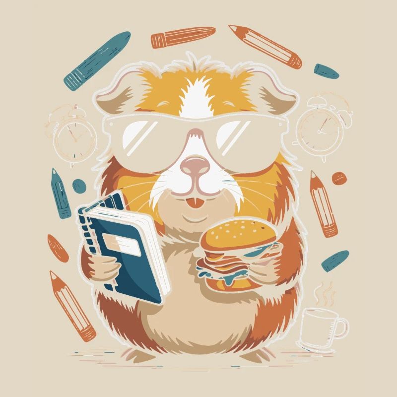 Buchheld Hamster mit Burger