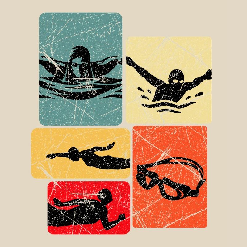 Vintage Float Silhouettes Pattern