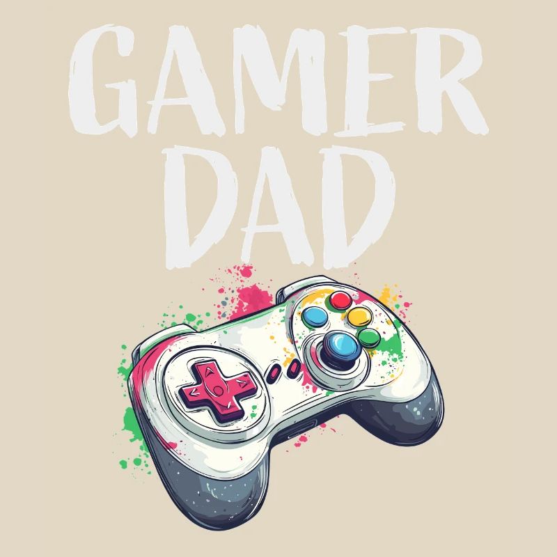 Gamer Dad Controller Splash