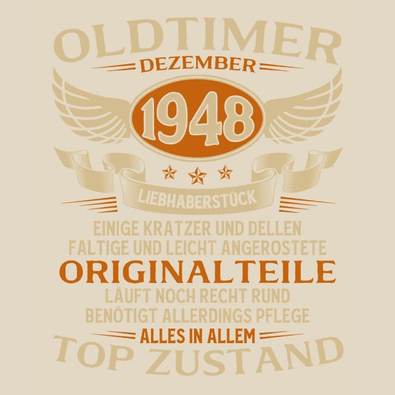 77. Geburtstag Geschenk Oldtimer Dezember 1948