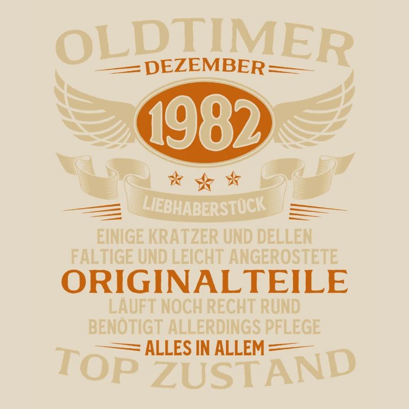 43. Geburtstag Geschenk Oldtimer Dezember 1982