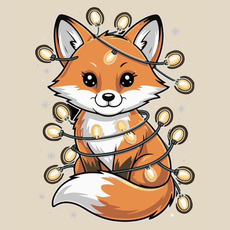 Lichterfuchs in the winter magic fox