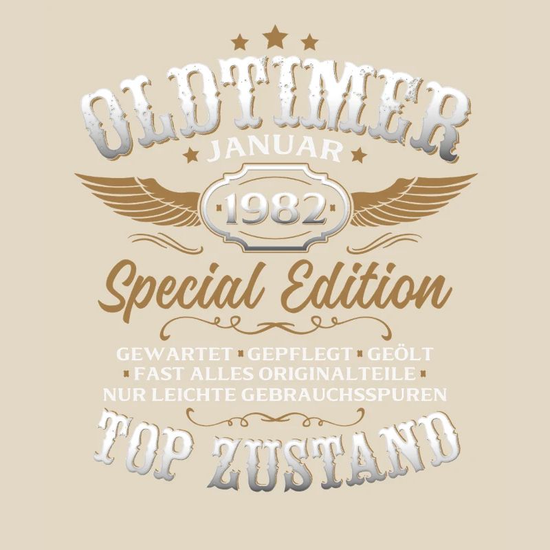 44. Geburtstag Geschenk Oldtimer Januar 1982