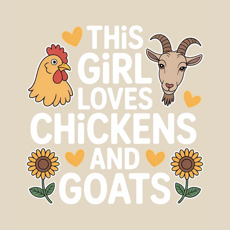 Chickens Goats Saying Chicken Funny Chickens Gift