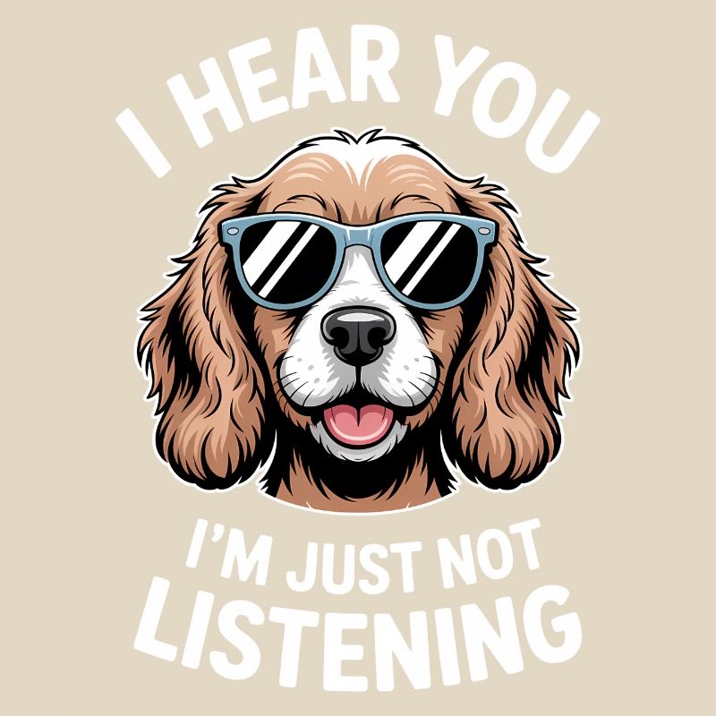 Cocker Spaniel faisant une blague Cadeau de cocker spaniel