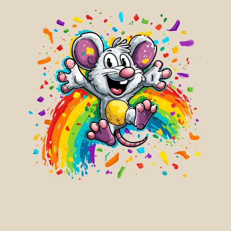Regenbogen-Maus Farbschauer