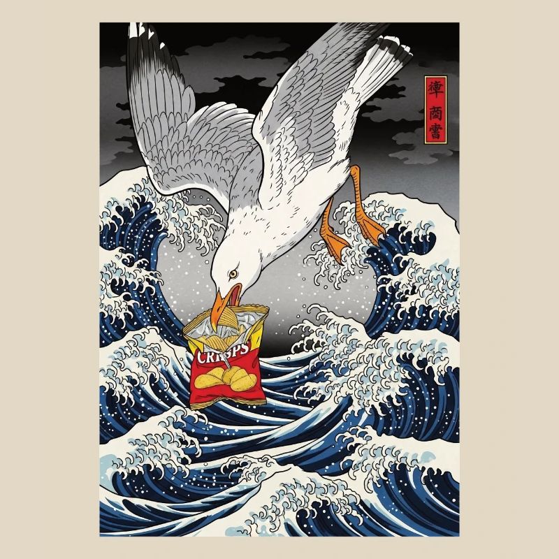 Seagulls Steals Chips Funny