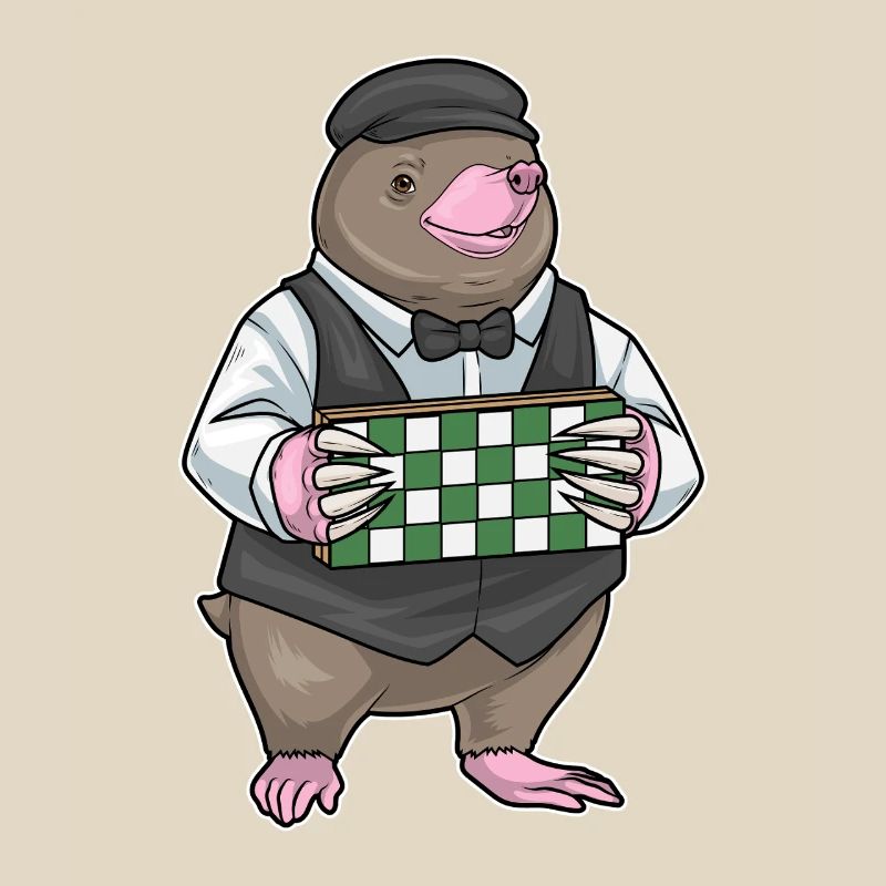 Mole Chessboard Chess Board Game