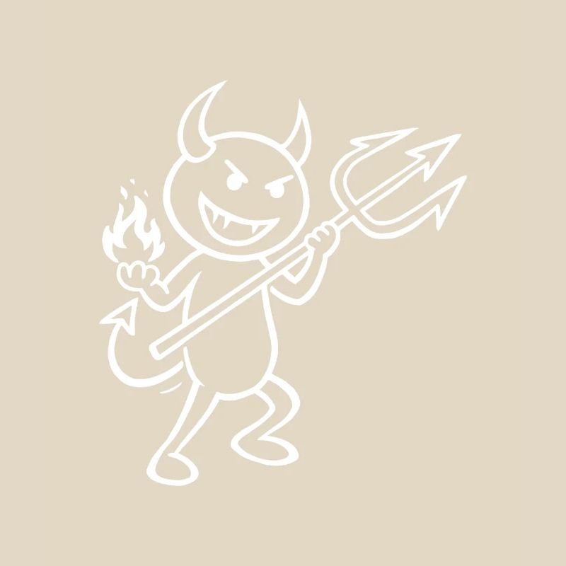 Devilish Flames - Devil with Flames