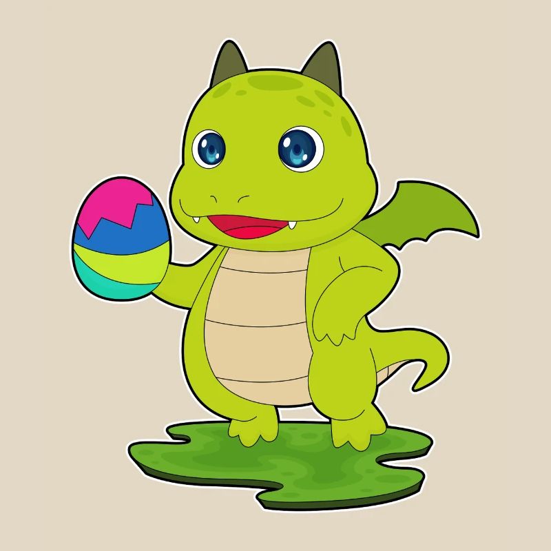 Dragon Easter Easter Egg