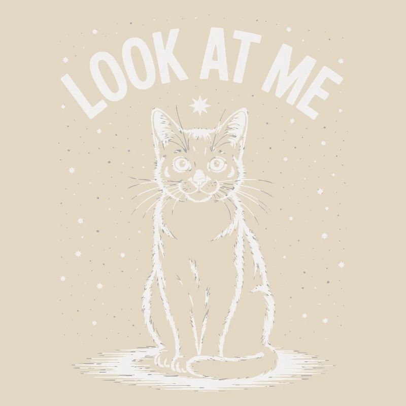 Regarde-moi - Ciel étoilé de chat
