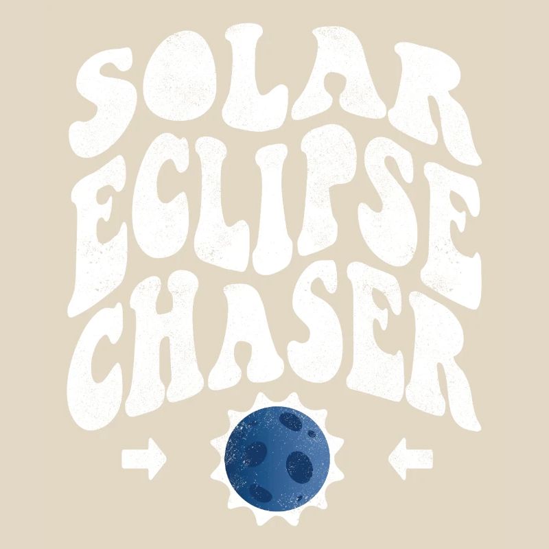 Solar eclipse chaser white