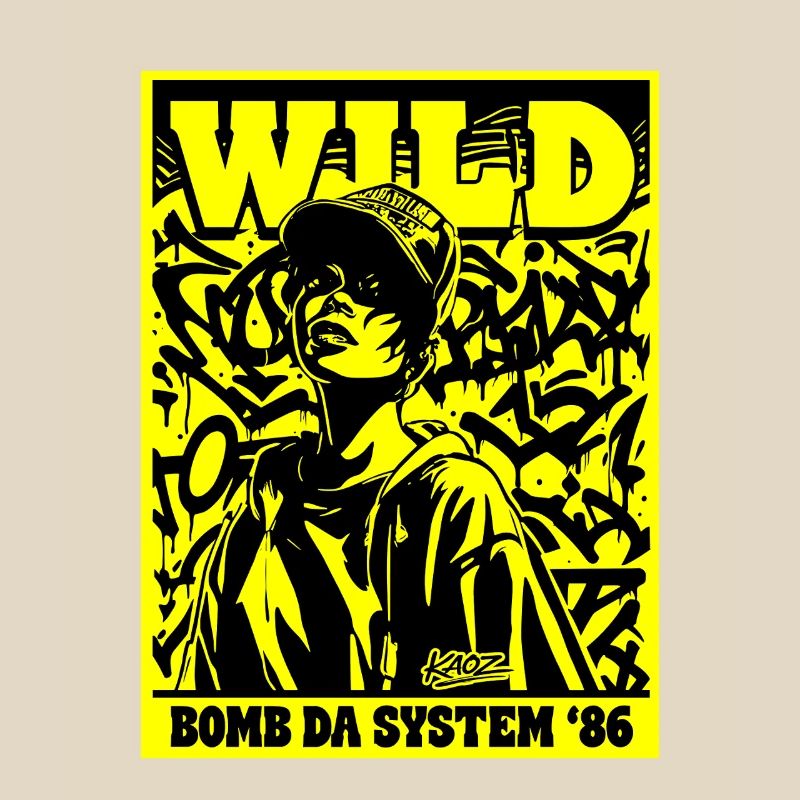 Affiche graffiti Wild Bomb Da System 86