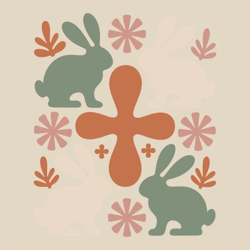 Easter Bunny Cross Pattern