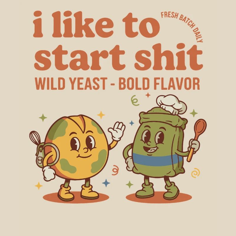 Sourdough Starter Jar Era Bread Baking Baker