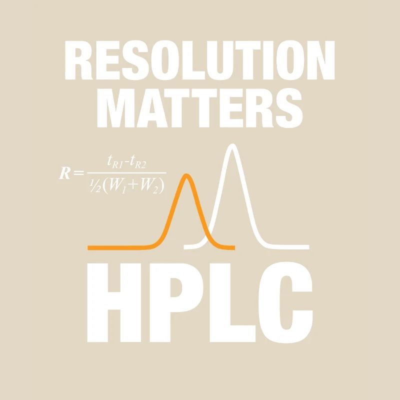 HPLC Peak Resolution Performance Chromatography