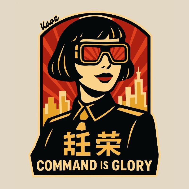 Affiche rétro de Command Is Glory