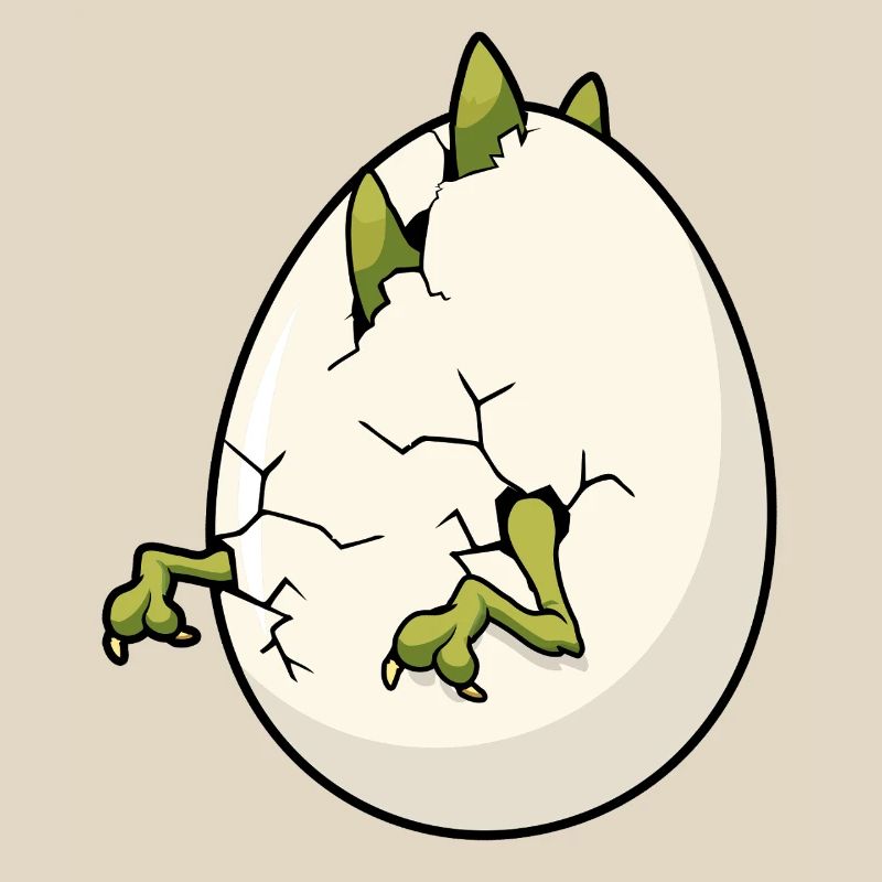 Cracked Egg Bloom Easter