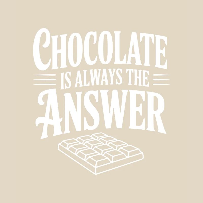Le chocolat est toujours la solution