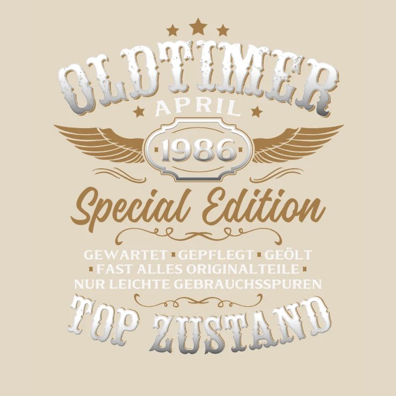 40. Geburtstag Geschenk Mann Oldtimer April 1986