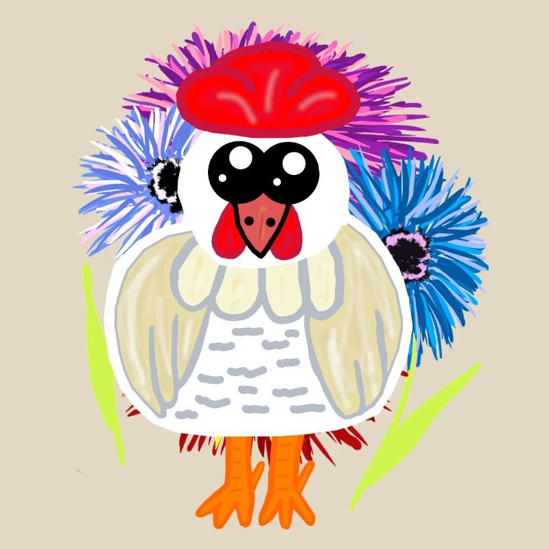 Geburtstag Muttertag Huhn Henne Hühner
