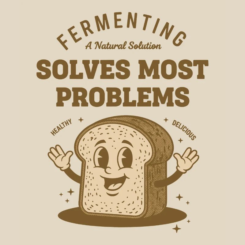 Sourdough Bread Baking Fermenting Solves Most
